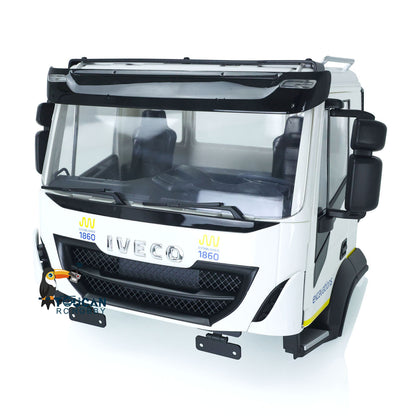 Coque de voiture en plastique avec pièce de rechange intérieure pour camion RC 1/14 TAMIYA IVECOL Dumper