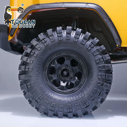 US STOCK CROSSRC JT6 6WD 6X6 RTR 2.4GHz 1/10 RC Crawler Télécommande Modèle de voiture à plateau