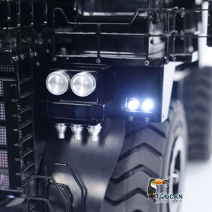 Metal 1/20 RC Hydraulic Mine Truck 793D Heavy Duty Remote Control Dumper RTR 2Speed Gearbox Flysky I6X Radio Light System