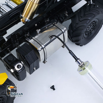 3363 MD 1/14 4x4 Metal Remote Control Hydraulic Dumper 2Speed Gearbox Differential Locks RC Tipper Model ST8 Radio Light Sound