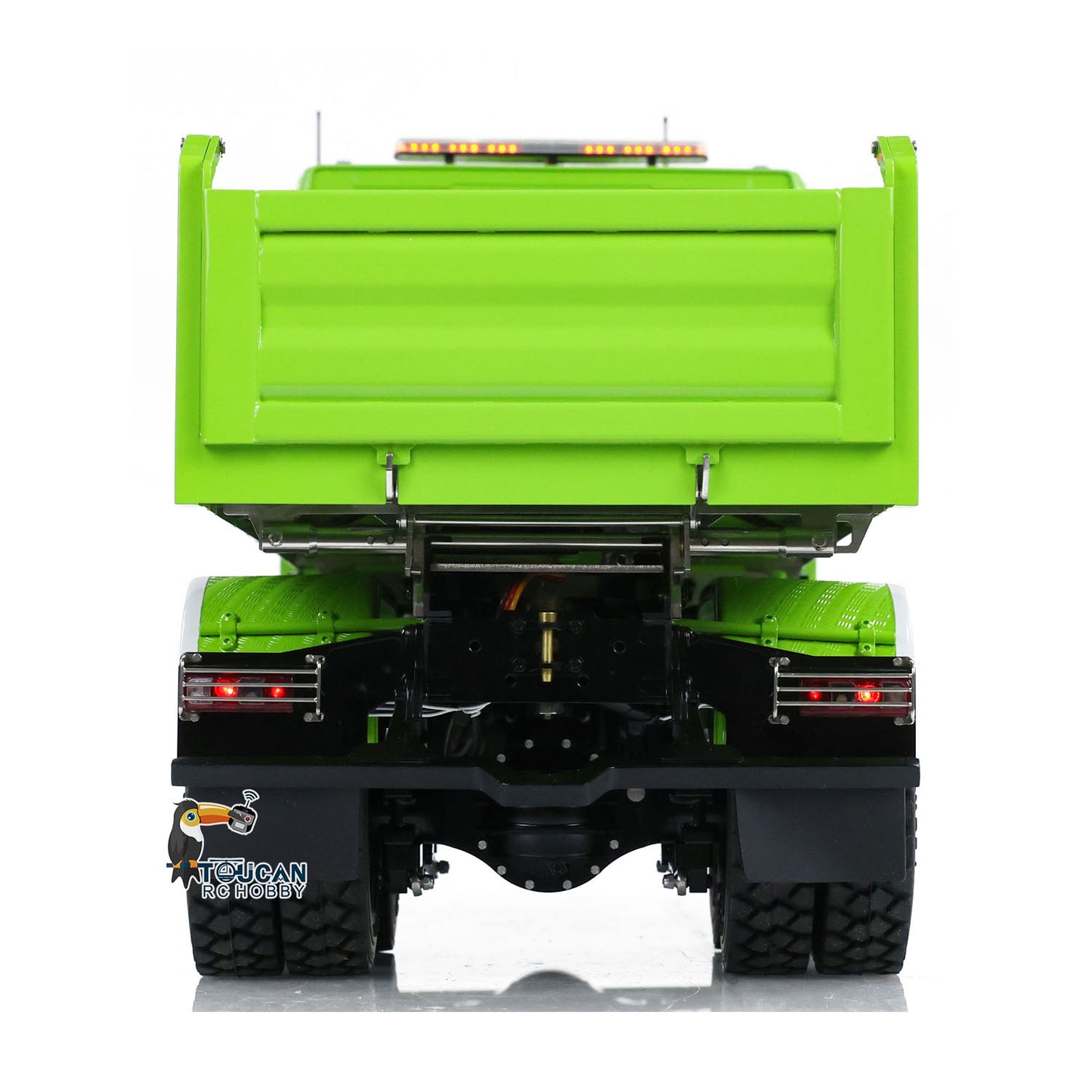 LESU 770S 1/14 6x6 RC Hydraulic Dumper Truck 3-way Remote Controlled Tipper Model Light Sound Smoke