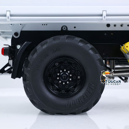 3363 MD 1/14 4x4 Metal Remote Control Hydraulic Dumper 2Speed Gearbox Differential Locks RC Tipper Model ST8 Radio Light Sound