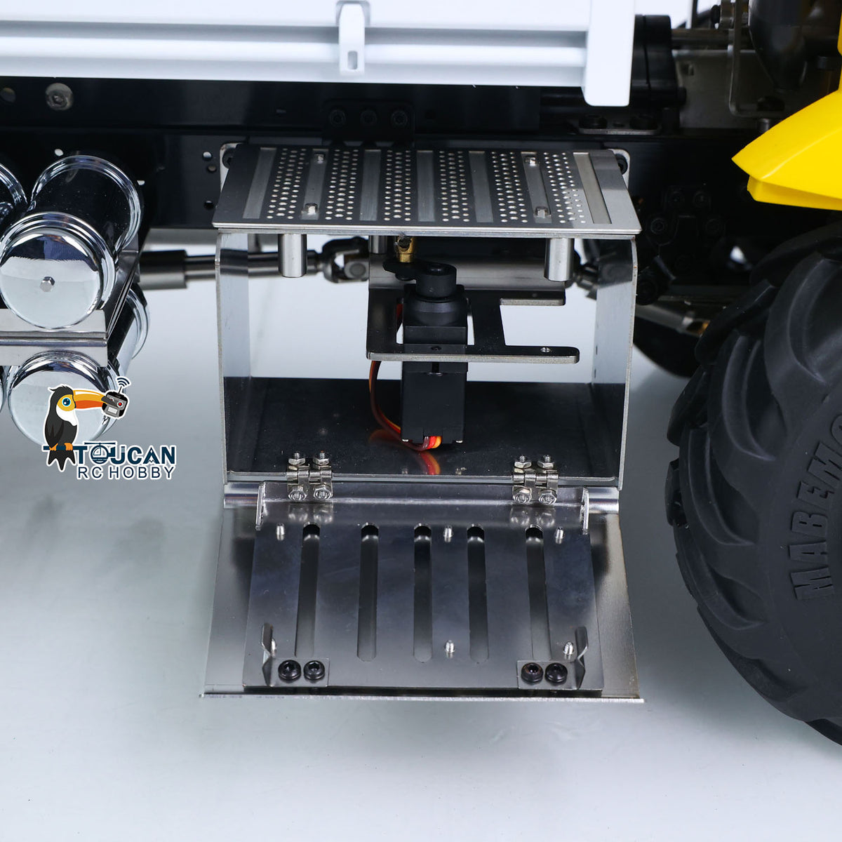 3363 MD 1/14 4x4 Metal Remote Control Hydraulic Dumper 2Speed Gearbox Differential Locks RC Tipper Model ST8 Radio Light Sound