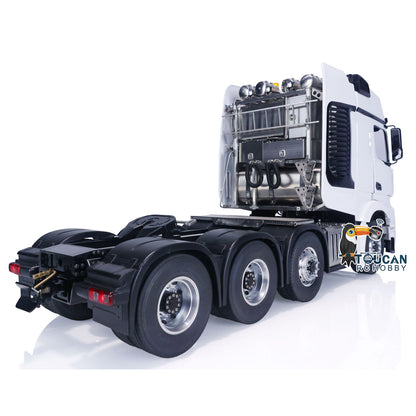 LESU 8X8 Remote Control Car 1/14 4 Axles 3363 RC Tractor Truck