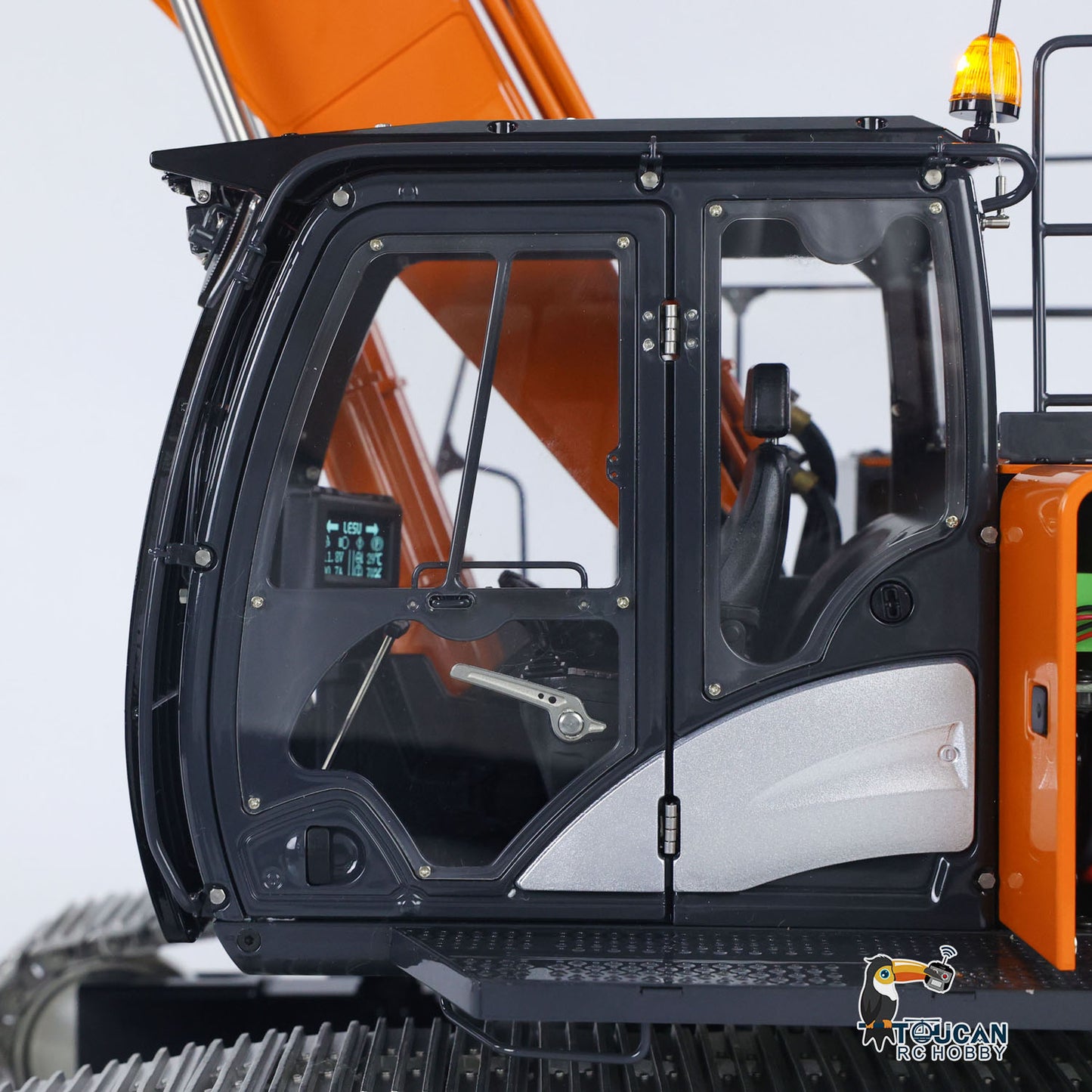 90% Metal LESU Aoue ZX490 1/14 Remote Control Hydraulic Excavator Model 490 Metal RC Digger Car 6CH Valve Light Brushless Pump Motor