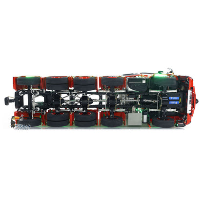 TOUCAN 10X8 Metal Chassis 3363 1/14 RC Tractor Truck RTR Lorry Car Smoke Sound 2Speed Gearbox ST8 Battery Rotating Light