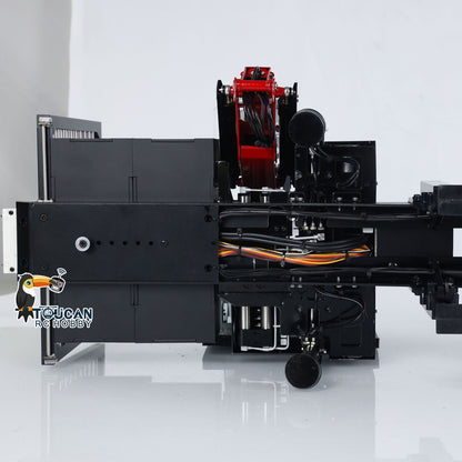 LESU 1/14 Hydraulic Metal Timber Crane RC Trailer