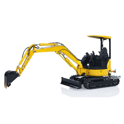 LESU 1/14 Mini RC Hydraulic Excavator PC30 Upgrade Sound System Version Metal Radio Controlled Digger Model Frsky X14 Radio