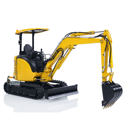 LESU 1/14 Mini RC Hydraulic Excavator PC30 Upgrade Sound System Version Metal Radio Controlled Digger Model Frsky X14 Radio