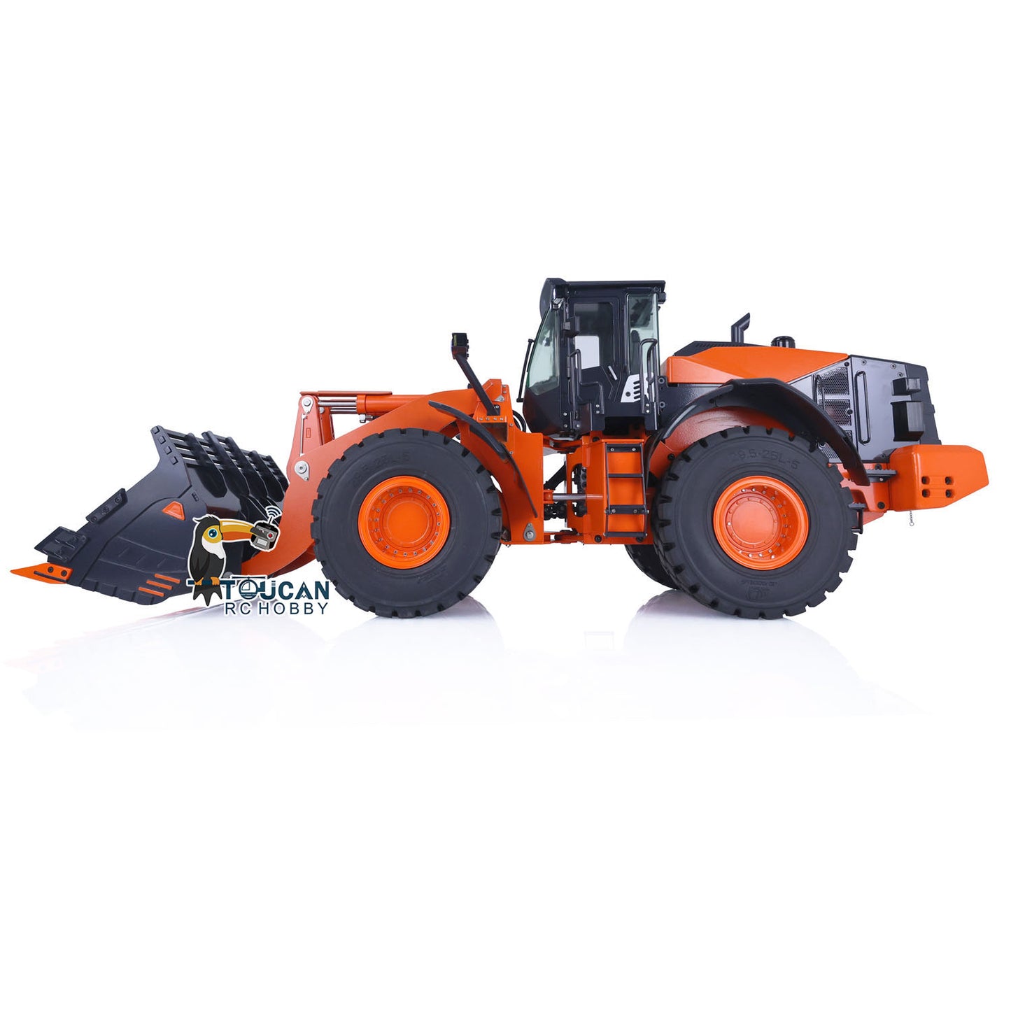 US STOCK JDM 198 1/14 RC Hydraulic Loader for HITACHI ZW370 Construction Vehicles Models