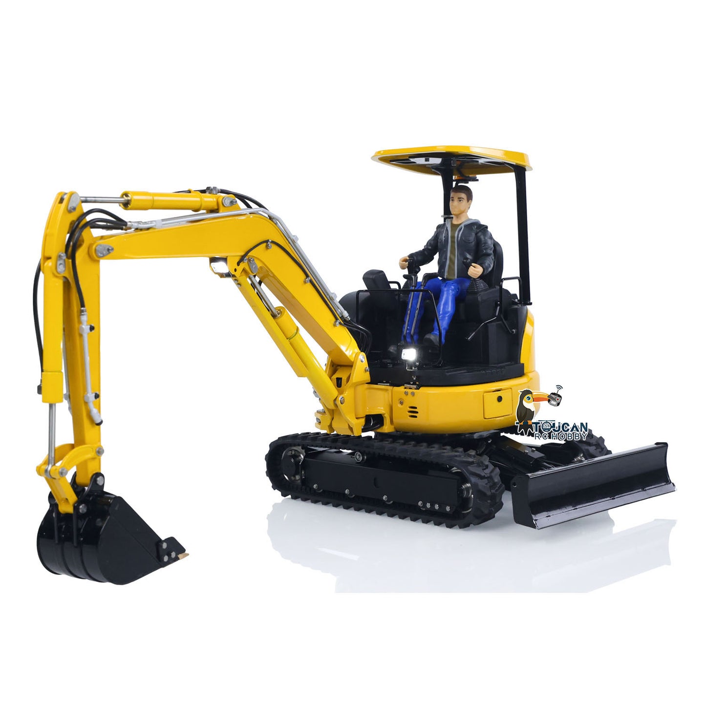 LESU 1/14 Mini RC Hydraulic Excavator PC30 Upgrade Sound System Version Metal Radio Controlled Digger Model Frsky X14 Radio