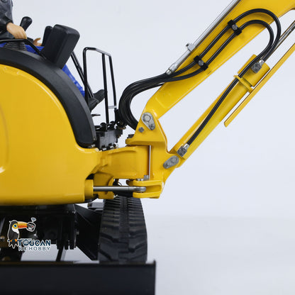 IN STOCK LESU 1/14 Mini RC Hydraulic Excavator PC30 Metal Radio Controlled Digger Model with 6CH Reversing Valves