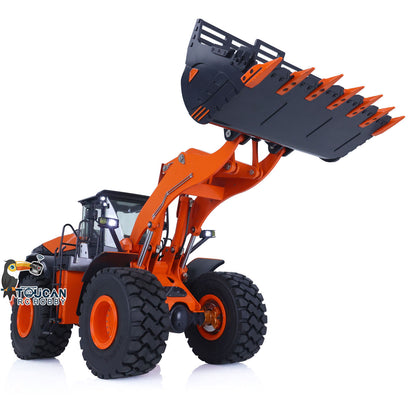 US STOCK 1/14 RC Hydraulic Loader for JDM 198 RTR HITACHIA ZW370 Construction Vehicles