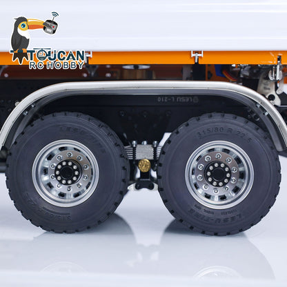 LESU 1/14 Métal MAN 8X8 RTR RC Camion à benne basculante hydraulique assemblé peint avec grue Z0063