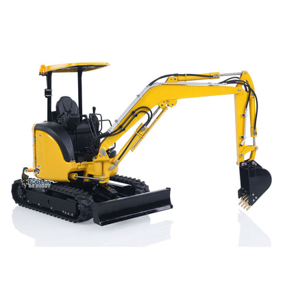 IN STOCK LESU 1/14 Mini RC Hydraulic Excavator PC30 Metal Radio Controlled Digger Model with 6CH Reversing Valves