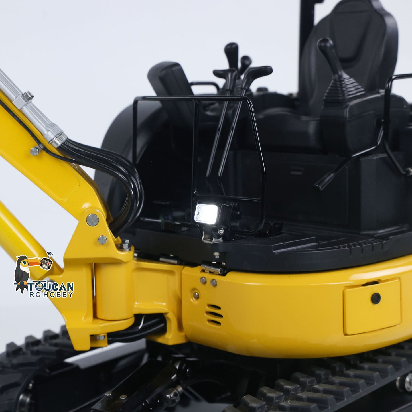 LESU 1/14 Mini RC Hydraulic Excavator PC30 Metal Radio Controlled Digger Model with 6CH Reversing Valves