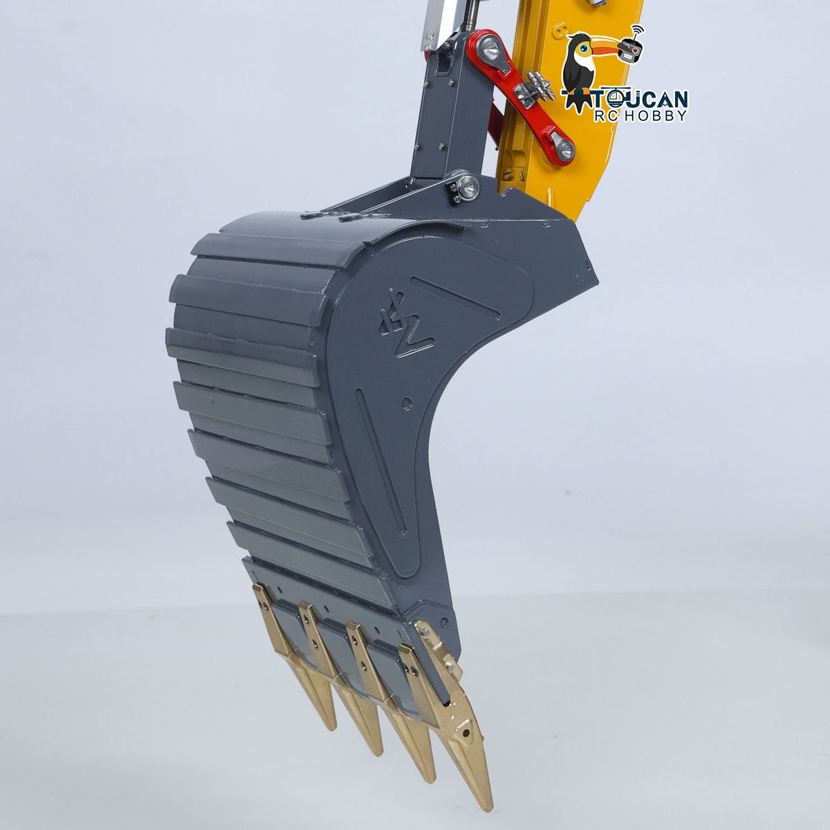 LESU 1/14 RC Hydraulic Excavator LR956 Metal 3 Arms Digger Model 4+3CH Valve Dual Pumps Light Flysky PL18EV LITE