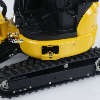 IN STOCK LESU 1/14 Mini RC Hydraulic Excavator PC30 Metal Radio Controlled Digger Model with 6CH Reversing Valves