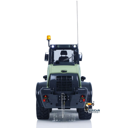 LESU Metal 1/14 Remote Control Hydraulic Loader Aoue WA100M-8 RTR 4CH Valve RC Engineering Vehicle Quick Coupler Lights Sounds