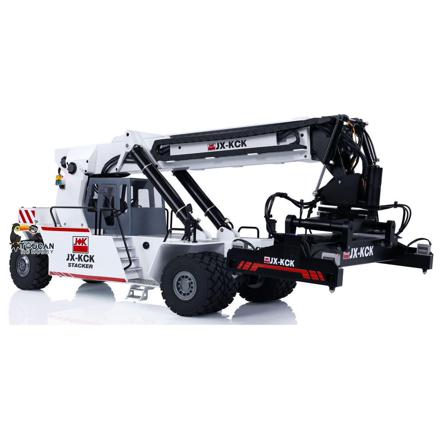 1/14 JX-KCK TFC45 RC Hydraulischer Reach Stacker Containerstapler