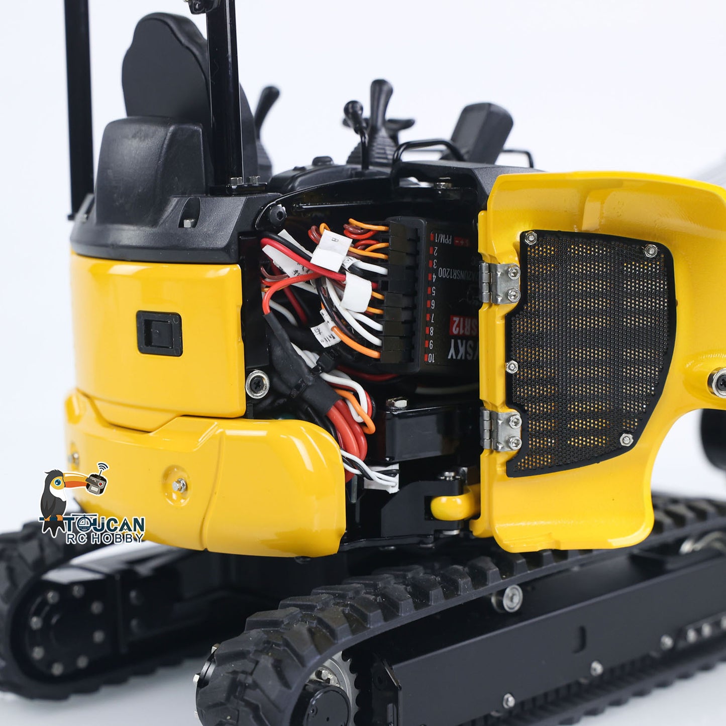 LESU 1/14 Mini RC Hydraulic Excavator PC30 Metal Radio Controlled Digger Model with 6CH Reversing Valves