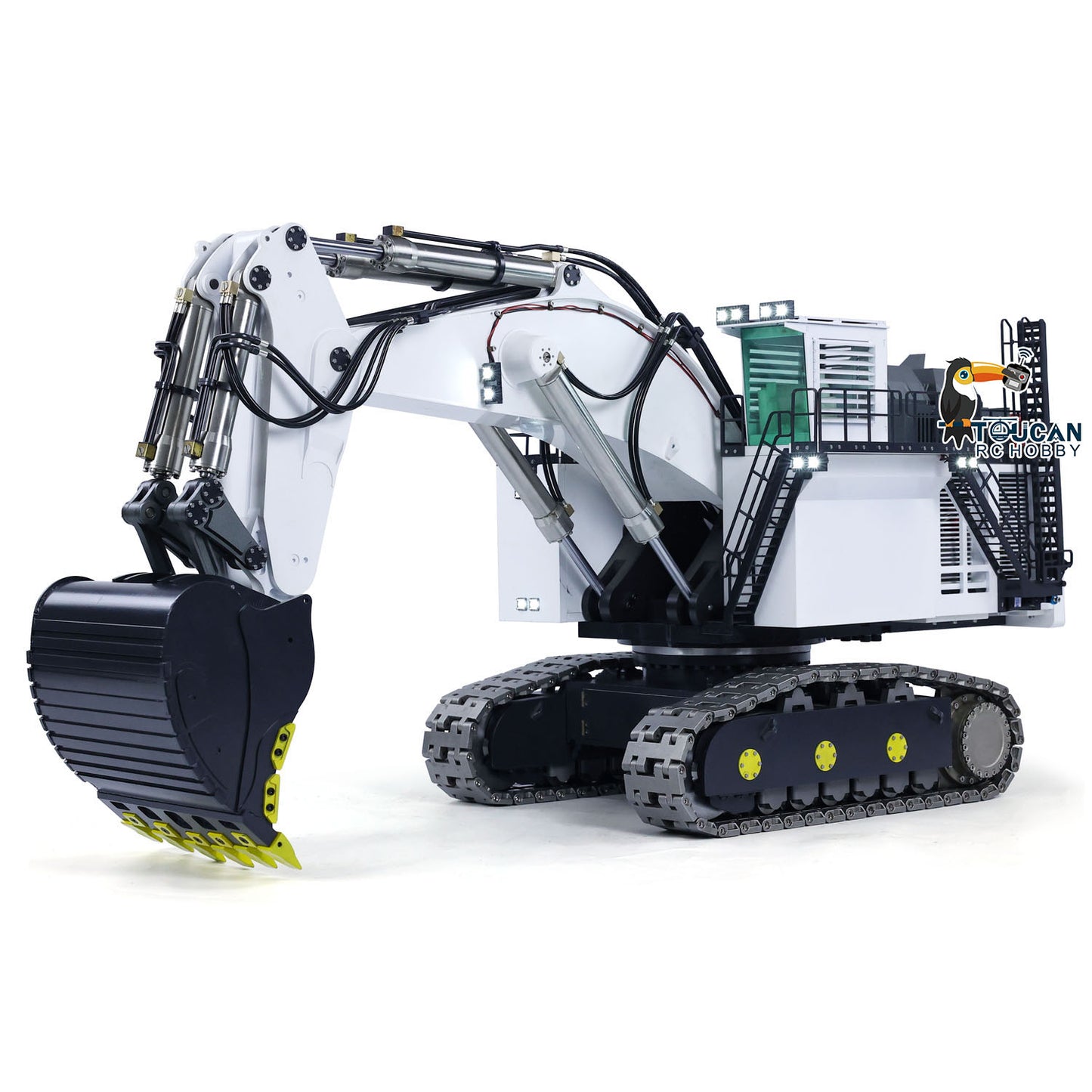 1/25 Double-pump Hydraulic RC Excavator RTR R9800 Diggers With Sound