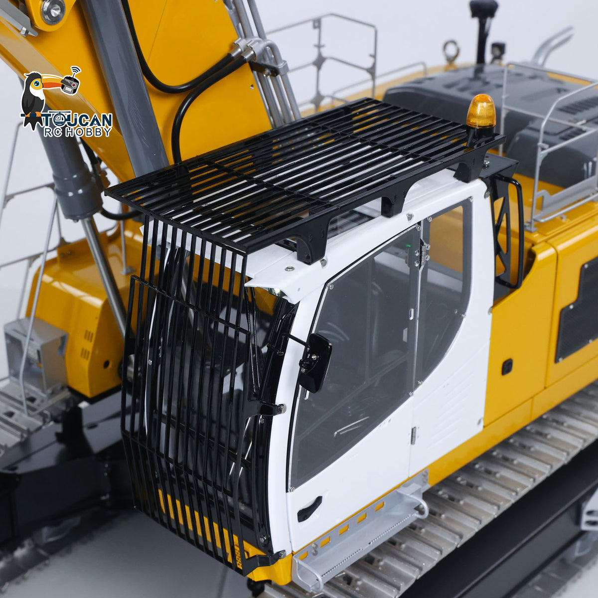 LESU 1/14 RC Hydraulic Excavator LR956 Metal 3 Arms Digger Model 4+3CH Valve Dual Pumps Light Flysky PL18EV LITE