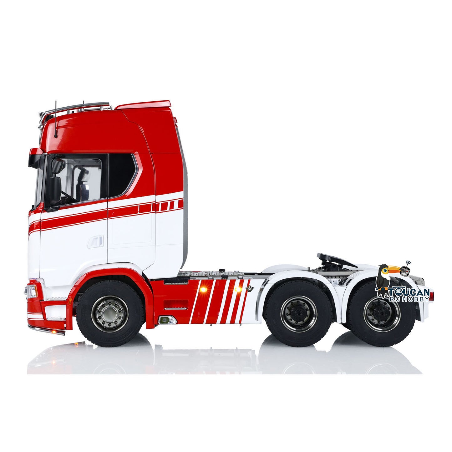 1/14 Fertig RC Sattelzugmaschine 770S 6x6 Metallchassis