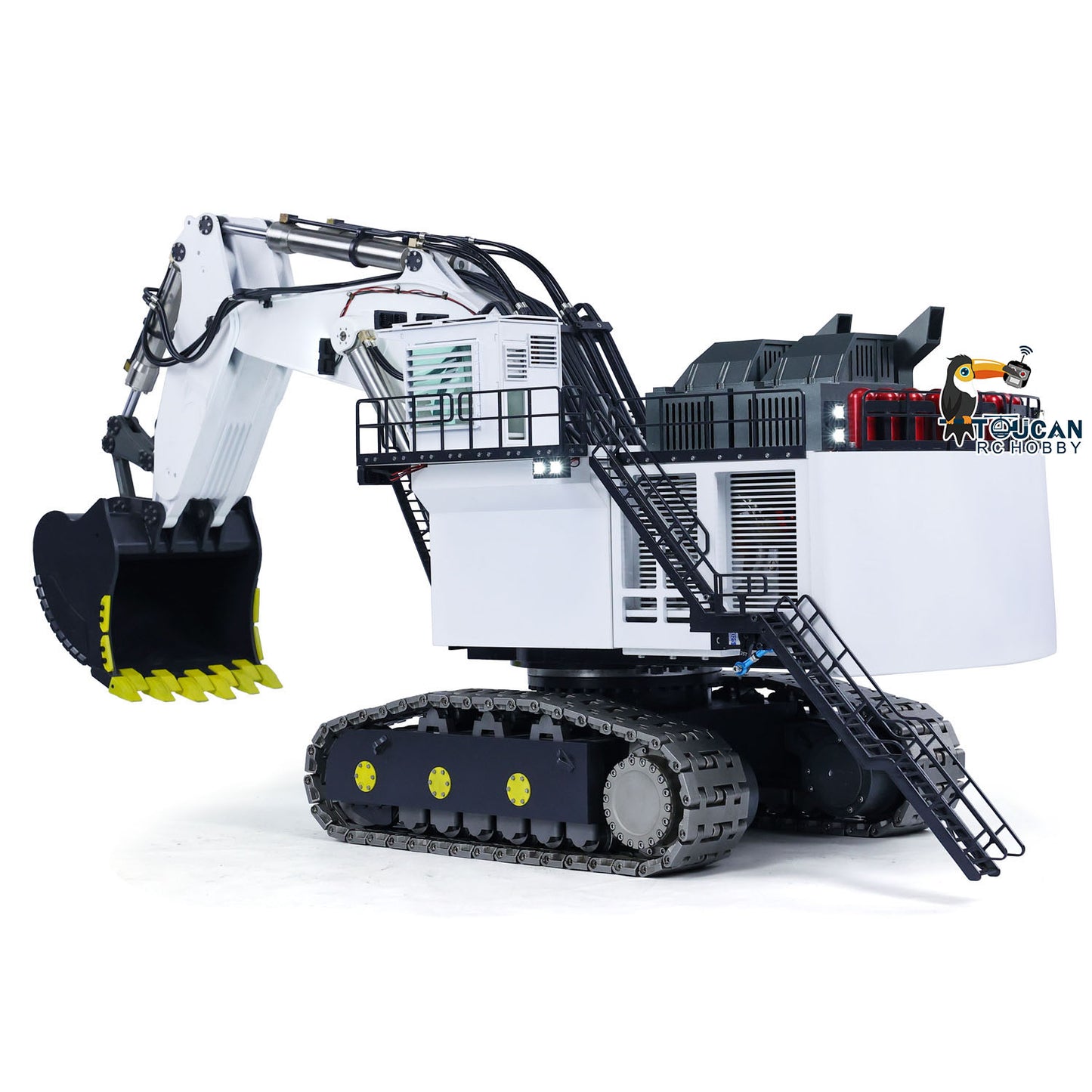 Excavatrice hydraulique RC à double pompe 1/25 RTR R9800 Diggers avec son