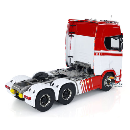 EN STOCK 1/14 Finition RC Tracteur Camion 770S 6x6 Châssis Métal