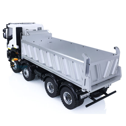 LESU 1/14 AOUE Metall Lackiert Montiert PNP 8x8 RC Hydraulische Dumper Lkw 20130218