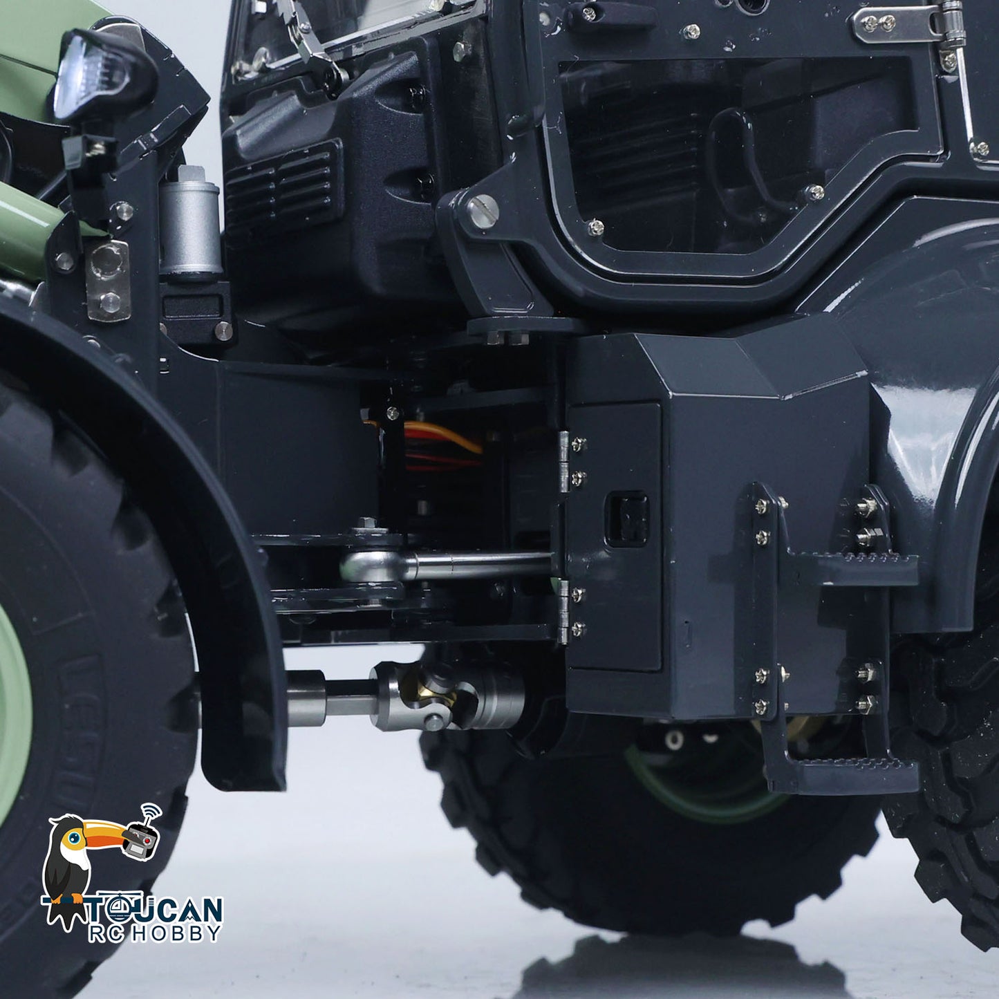 LESU Metal 1/14 Remote Control Hydraulic Loader Aoue WA100M-8 RTR 4CH Valve RC Engineering Vehicle Quick Coupler Lights Sounds