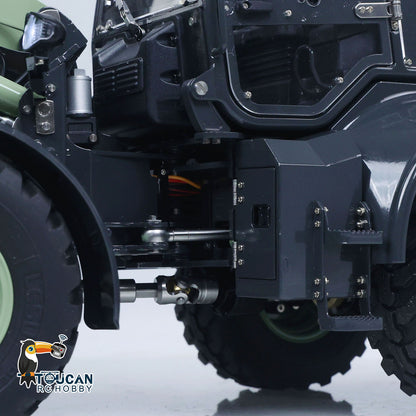 LESU Metal 1/14 Remote Control Hydraulic Loader Aoue WA100M-8 RTR 4CH Valve RC Engineering Vehicle Quick Coupler Lights Sounds