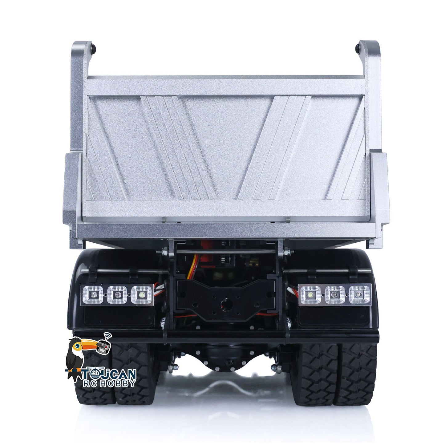 LESU 1/14 AOUE Metal Painted Assembled PNP 8x8 RC Hydraulic Dumper Truck 20130218