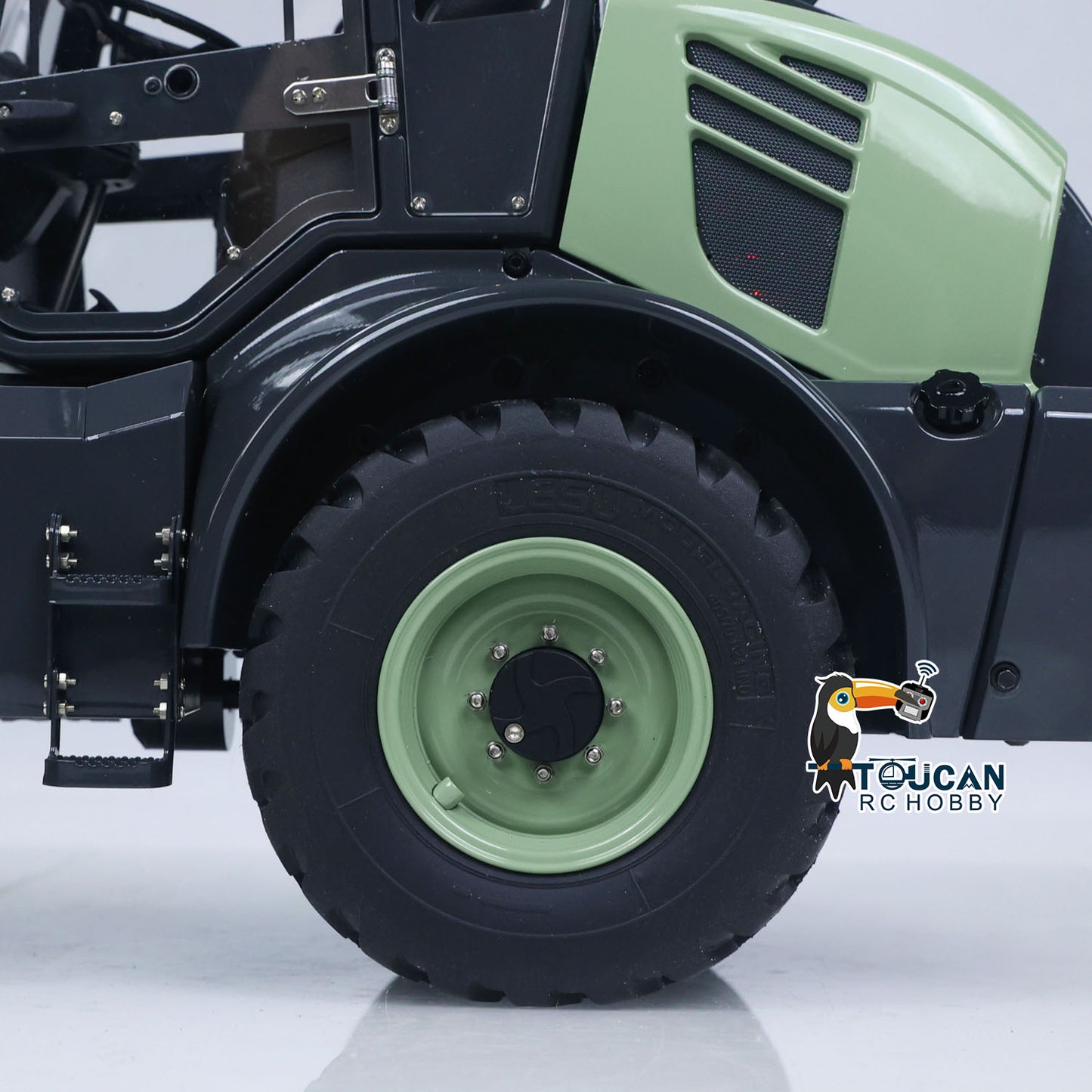 LESU Metal 1/14 Remote Control Hydraulic Loader Aoue WA100M-8 RTR 4CH Valve RC Engineering Vehicle Quick Coupler Lights Sounds