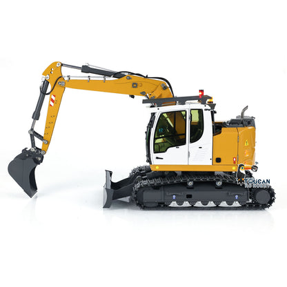 US STOCK 1/14 RC Hydraulic Excavator 914 5-ways Valve Metal Remote Control Digger Model