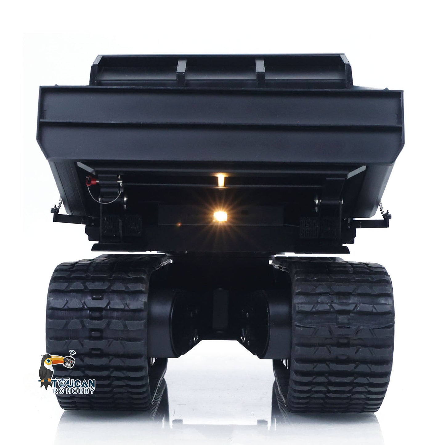 Upgraded Super Frog T14R Panther 1/14 Remote Control Hydraulic Crawler Dumper RC Metal Tracked Tipper Truck Frsky X14 Radio
