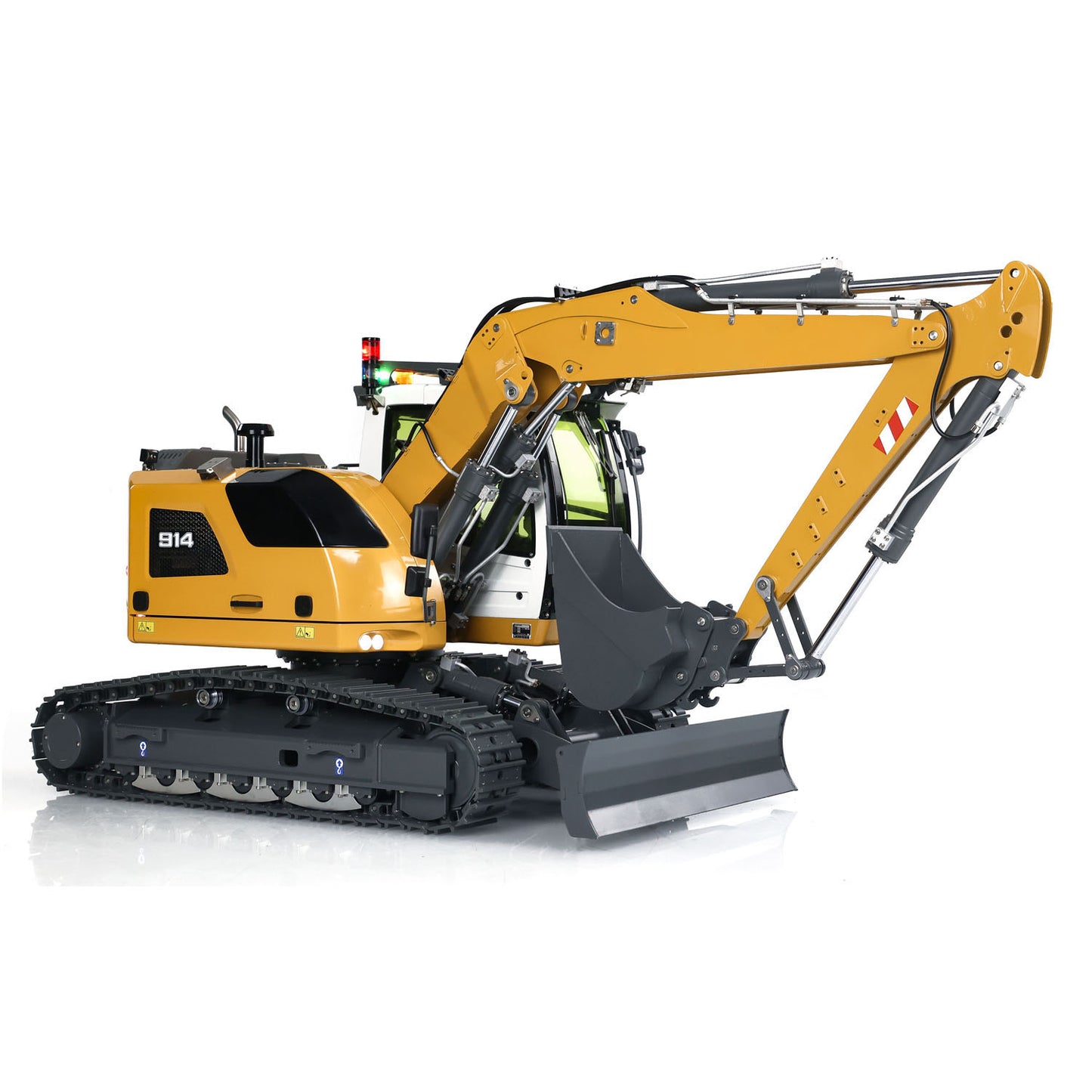 1/14 Radio Controlled Hydraulic Excavator LR 914 5ways Valve RC Digger Model RTR Electric Construction Vehicle Car ST8 Radio Battery