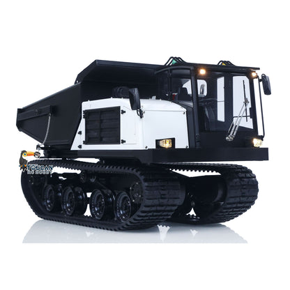 Super Frog 1/14 RC Hydraulic Crawler Dumper Truck T14R RTR Radio Controlled Metal Tracked Tipper Frsky X14 Light Electric Wiper