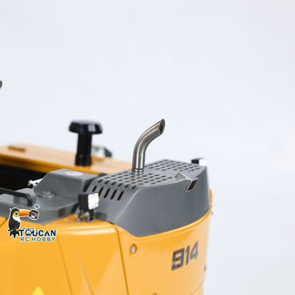 US STOCK 1/14 Radio Controlled Hydraulic Excavator LR 914 5ways Valve RC Digger Model RTR Electric Construction Vehicle ST8 Radio Battery