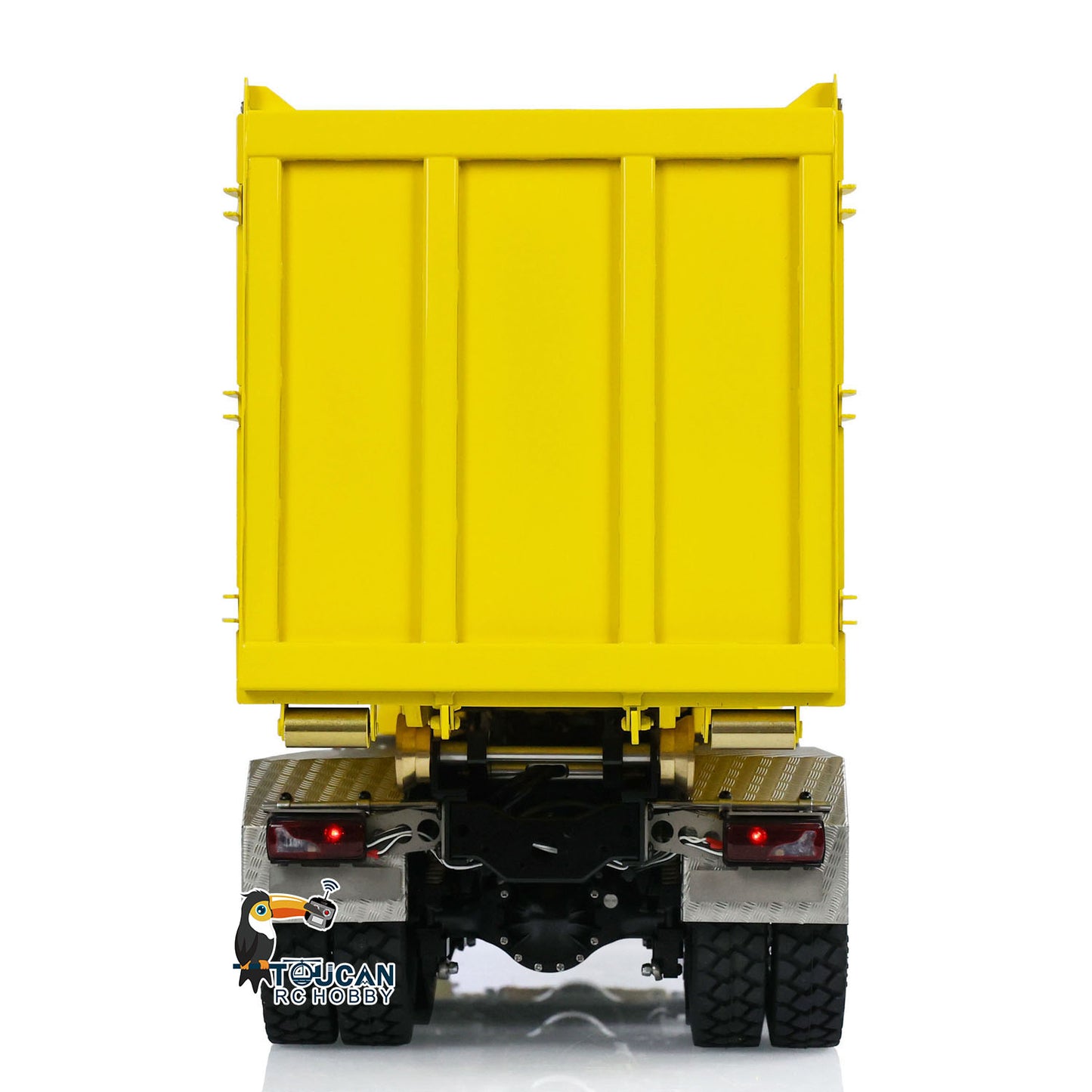 8x8 LESU 1/14 Hydraulic RC Dump Truck Roll On/Off Waste Bin Tipper