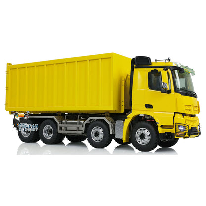 8x8 LESU 1/14 Hydraulic RC Dump Truck Roll On/Off Waste Bin Tipper