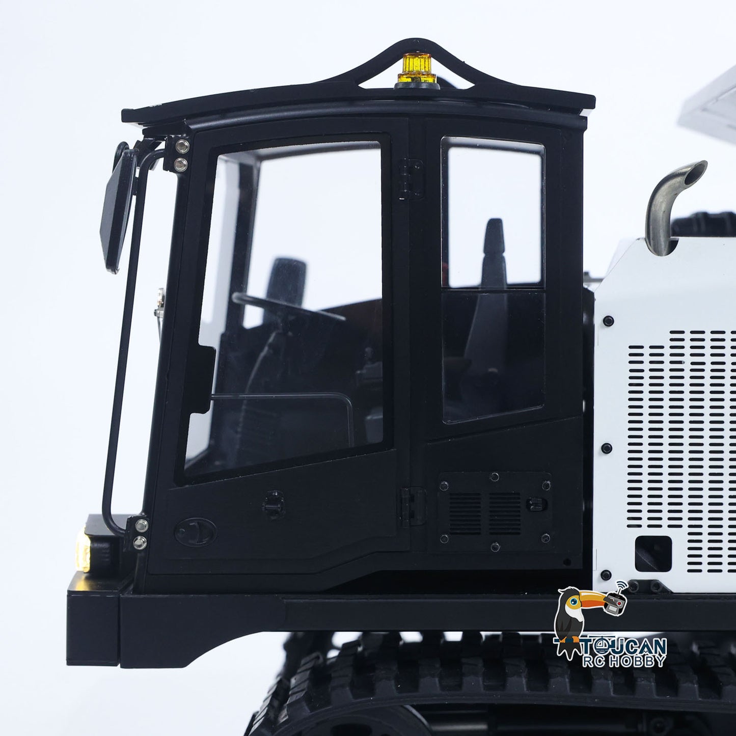 Upgraded Super Frog T14R Panther 1/14 Remote Control Hydraulic Crawler Dumper RC Metal Tracked Tipper Truck Frsky X14 Radio