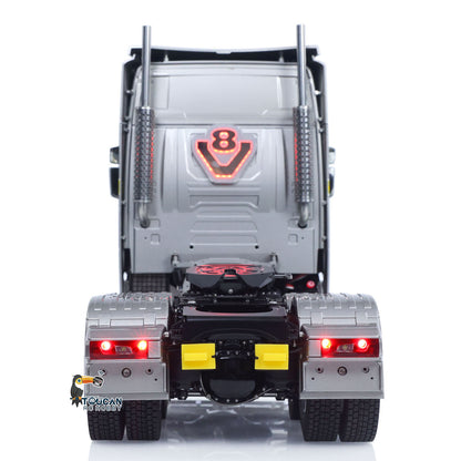 TOUCAN 1/14 RC Tractor Truck 770S RTR 3Speed Lorry 6X6 Metal Chassis Axle Locks Smoke Sound Light Chassis Suspension ST8 Battery