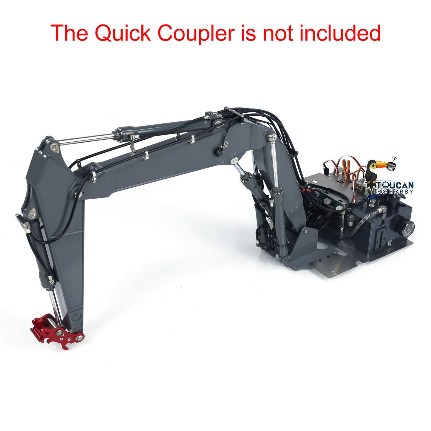 CNC 3 Arms Upgraded Set Hydraulic System for 1/14 EC160E RC Excavator Model