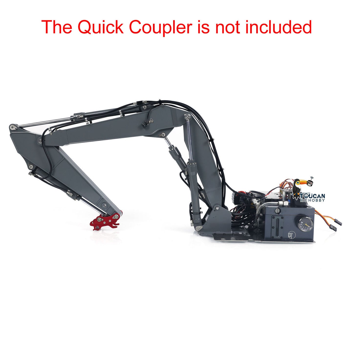 CNC 3 Arms Upgraded Set Hydraulic System for 1/14 EC160E RC Excavator Model