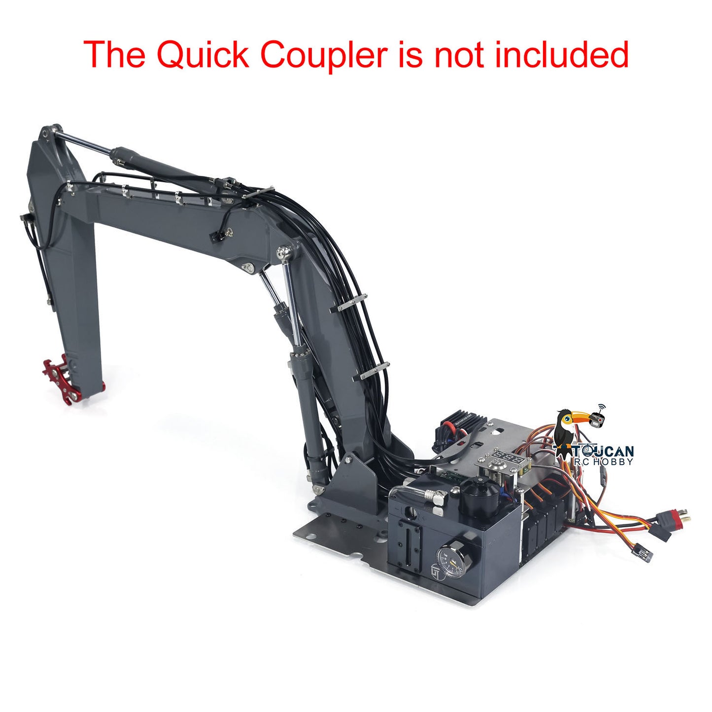 CNC 3 Arms Upgraded Set Hydraulic System for 1/14 EC160E RC Excavator Model