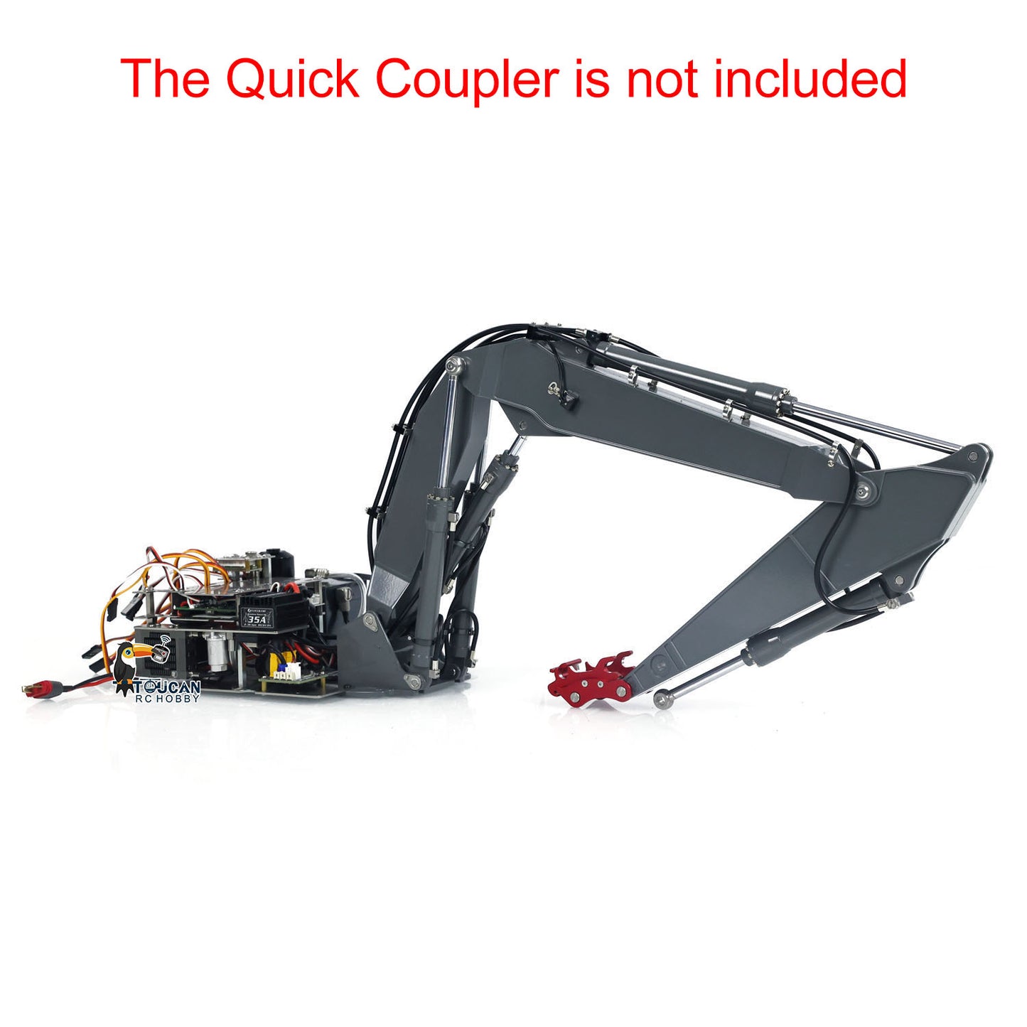 CNC 3 Arms Upgraded Set Hydraulic System for 1/14 EC160E RC Excavator Model