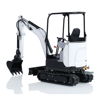 JX Model 1/14 E20 RC Hydraulic Excavator Mini Remote Control Digger with I6S Radio System 4CH Reversing Valve Sounds Light