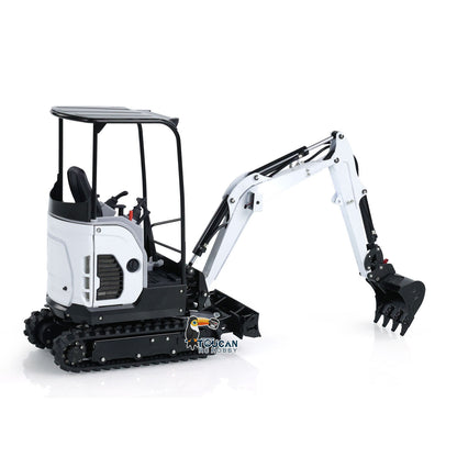 JX Model 1/14 E20 RC Hydraulic Excavator Mini Remote Control Digger with I6S Radio System 4CH Reversing Valve Sounds Light